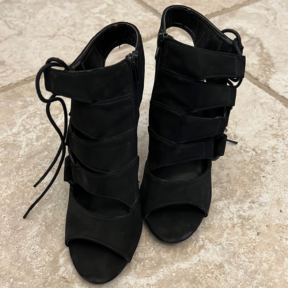 Black Suede Heels